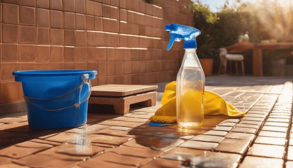 Combien de temps laisser agir l’eau de javel sur votre terrasse.